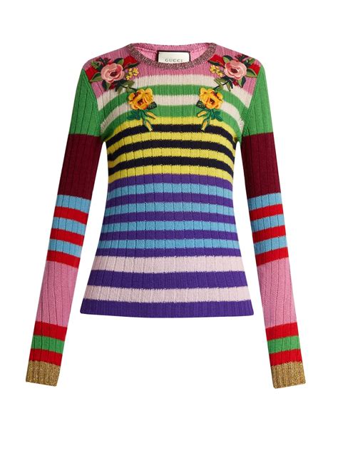 gucci sweater controversy|gucci floral striped sweater.